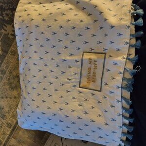 blue and shite dish towel no more discounts pls struggling disabled single mom/v